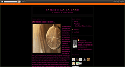 Desktop Screenshot of lalalandofsammi.blogspot.com