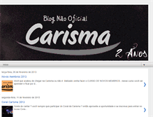 Tablet Screenshot of blognaooficialcarisma.blogspot.com