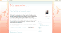 Desktop Screenshot of mymemoriesforever.blogspot.com