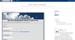Desktop Screenshot of bayareahikers.blogspot.com