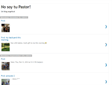 Tablet Screenshot of nosoytupastor.blogspot.com