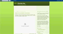 Desktop Screenshot of clorinda-hoy.blogspot.com