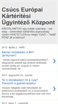 Mobile Screenshot of csucseruopaikartalanitasikozpont.blogspot.com