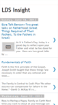 Mobile Screenshot of ldsinsight.blogspot.com
