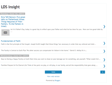 Tablet Screenshot of ldsinsight.blogspot.com