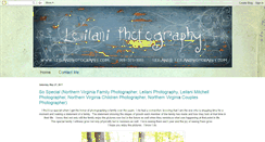 Desktop Screenshot of leilanimitchellphotography.blogspot.com