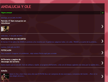 Tablet Screenshot of andaluciayole.blogspot.com