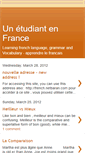 Mobile Screenshot of pourapprendrelefrancais.blogspot.com