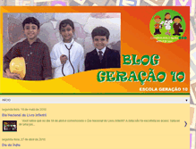 Tablet Screenshot of bloggeracao10.blogspot.com