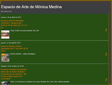 Tablet Screenshot of espaciodeartedemonicamedina.blogspot.com