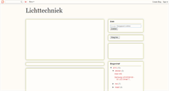 Desktop Screenshot of lichttechniek.blogspot.com