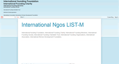 Desktop Screenshot of internationalngos-m.blogspot.com