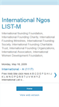Mobile Screenshot of internationalngos-m.blogspot.com