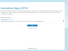 Tablet Screenshot of internationalngos-m.blogspot.com