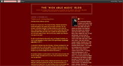 Desktop Screenshot of nickablesblog.blogspot.com