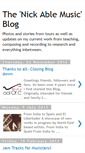 Mobile Screenshot of nickablesblog.blogspot.com