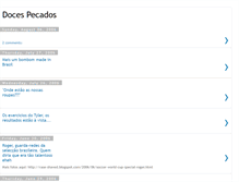 Tablet Screenshot of docespecados.blogspot.com