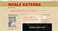 Desktop Screenshot of noblekaterba.blogspot.com