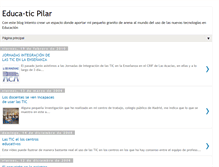 Tablet Screenshot of educatics-pilar.blogspot.com