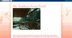 Desktop Screenshot of mysouthernfrontporch.blogspot.com