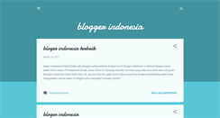 Desktop Screenshot of indonesianbloggers.blogspot.com