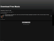 Tablet Screenshot of freedownloadmusicsite.blogspot.com