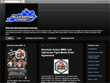 Tablet Screenshot of bluegrassmma.blogspot.com