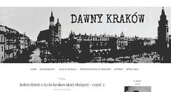 Desktop Screenshot of dawny-krakow.blogspot.com