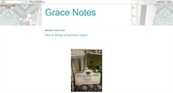 Desktop Screenshot of becky-gracenotes.blogspot.com