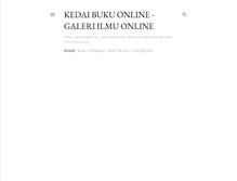 Tablet Screenshot of galeriilmuonline.blogspot.com