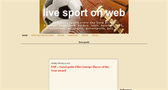 Desktop Screenshot of livesportonweb.blogspot.com