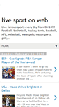 Mobile Screenshot of livesportonweb.blogspot.com