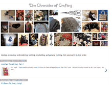 Tablet Screenshot of chroniclesofcrafting.blogspot.com