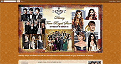 Desktop Screenshot of disneyteenroyalstars.blogspot.com