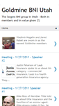 Mobile Screenshot of goldmine-bni-utah.blogspot.com