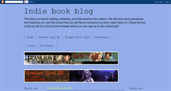 Desktop Screenshot of indiebookblogger.blogspot.com