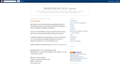 Desktop Screenshot of maispresidenciais.blogspot.com