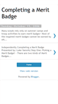 Mobile Screenshot of meritbadge585.blogspot.com
