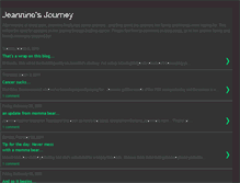 Tablet Screenshot of jeasjourney.blogspot.com