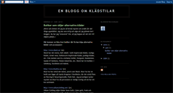 Desktop Screenshot of kladstilar.blogspot.com