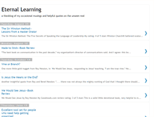 Tablet Screenshot of eternallearner.blogspot.com