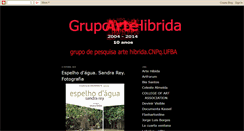 Desktop Screenshot of grupoartehibrida.blogspot.com