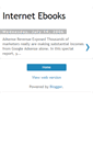Mobile Screenshot of internetebooks.blogspot.com