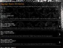 Tablet Screenshot of daystarmusicmin.blogspot.com