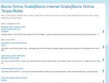 Tablet Screenshot of bisnis-on-line-gratis.blogspot.com