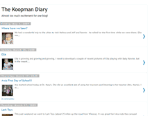 Tablet Screenshot of koopmandiary.blogspot.com