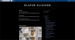 Desktop Screenshot of olafureliasson.blogspot.com