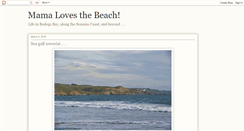 Desktop Screenshot of mamalovesthebeach.blogspot.com