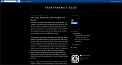 Desktop Screenshot of crafty-mamas.blogspot.com