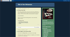 Desktop Screenshot of okinawandiet.blogspot.com